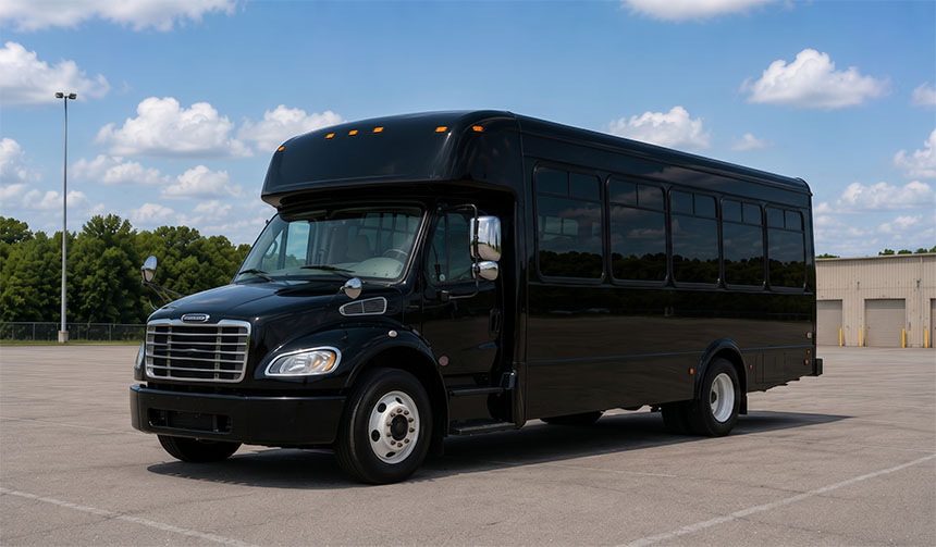 18-passenger minibus available for charter in Huntsville, TX